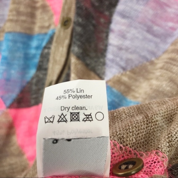 MADEWELL Geometric Triangle Button Up Cardigan Sweater XS - Picture 9 of 10